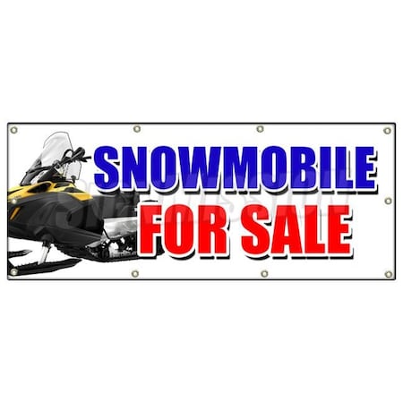 Signmission SNOWMOBILE FOR SALE BANNER SIGN snowmachine all brands financing sale B-96 Snowmobile For Sale